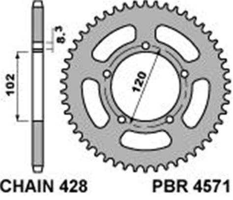 Complete Final Transmission Kit Sprockets Chain Pbr Ek For Aprilia Rs