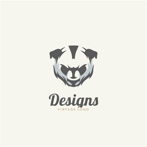 panda head vector logo inspiration 24383190 Vector Art at Vecteezy