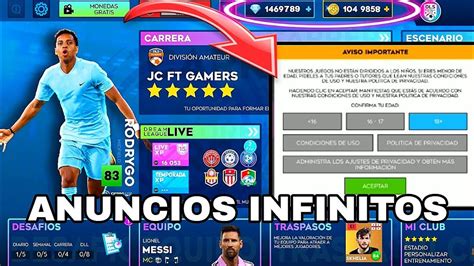 cómo activar los ANUNCIOS en dls 24 PARA SIEMPRE en dream league