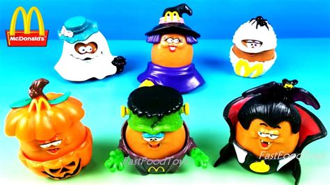 Mcdonalds Halloween Mcnugget Buddies Happy Meal Toys Full Set 6 Kids