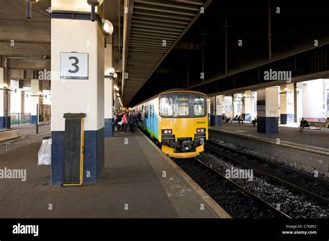 Passengers Boarding The Train In Birmingham Snow Hill Railway Station