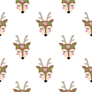 Deer Fabric Pattern PNG Images For Free Download - Pngtree