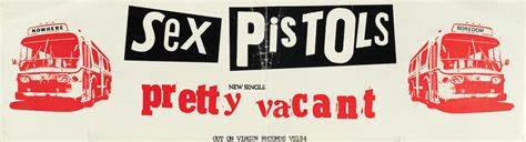 Bonhams Sex Pistols A Pretty Vacant Promo Banner 1977