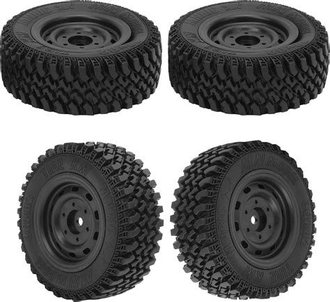 Amazon Dilwe RC Tire 4pcs Professional Plastic Rubber Tire RC