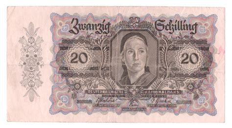 Sterreich Schilling P Euro M Nzen Banknoten Geldscheine