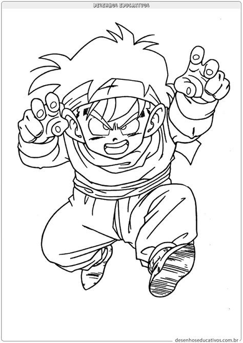 Desenhos De Dragon Ball Z Para Colorir Pop Lembrancinhas