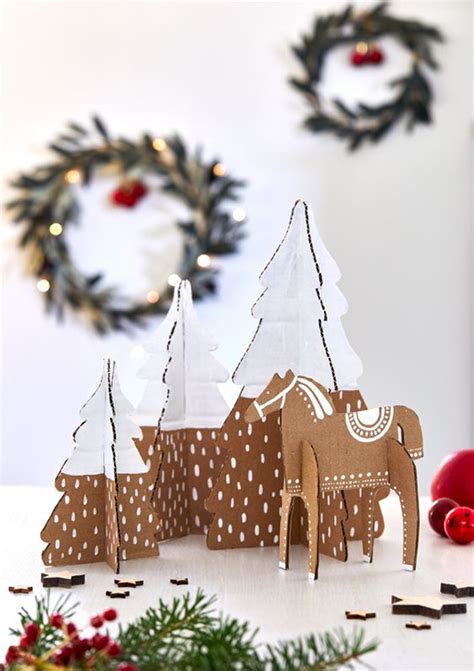 10 Creative Diy Christmas Cardboard Crafts Ideas Obsigen