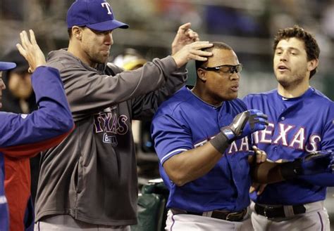 Retired player Adrian Beltre and his wife Sandra, participate in a ...