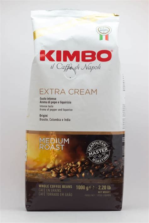 Kimbo Extra Cream szemes kávé 1kg KAVEARUHAZ HU