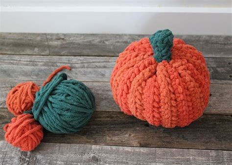 Easy Chunky Crochet Pumpkin Pattern To Make Free Printable A More