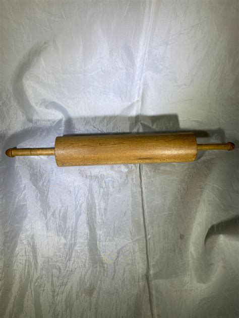 Vintage Primitive Hand Turned Rolling Pin Etsy