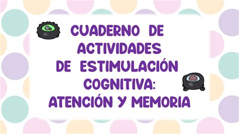 Cuaderno De Actividades Para Educación Especial Estimulación Cognitiva