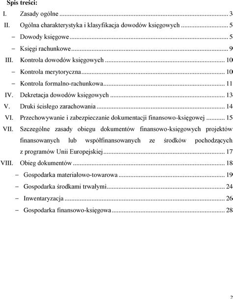 INSTRUKCJA ZASAD SPORZĄDZANIA OBIEGU KONTROLI ORAZ PRZECHOWYWANIA