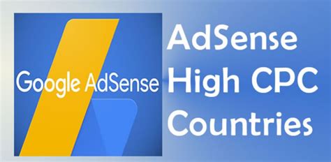 Google Adsense High Cpc Countries List