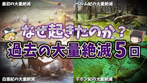 【ゆっくり解説】地球史上5回発生した大量絶滅「ビッグファイブ」はなぜ起きたのか？ Youtube