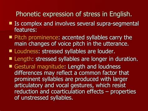 Suprasegmental Features And Prosody Ppt