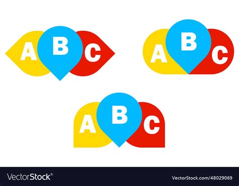 English School Badge Logo Language Learning Vector Image