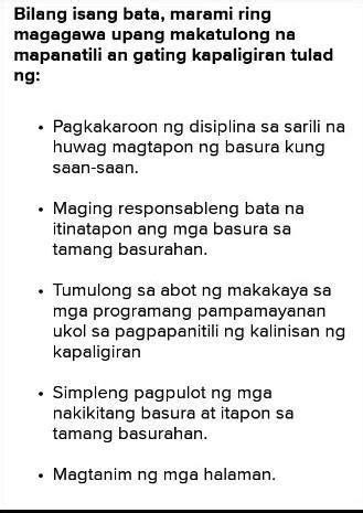 Paano Mo Mapapanatili Na Malinis At Maayos Ang Ilog Kung Ikaw Ang