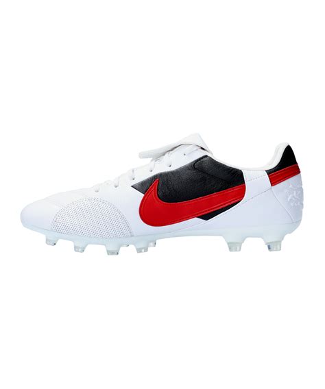 Nike Premier III FG Ready Weiss Rot Schwarz F101 Fussballschuh Nocken