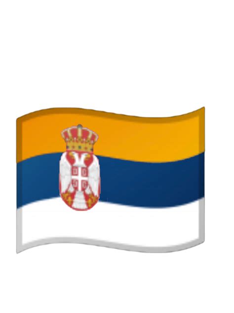 Opposition Serbia Google Emoji Flag war 2022 by ShizukaCo on DeviantArt