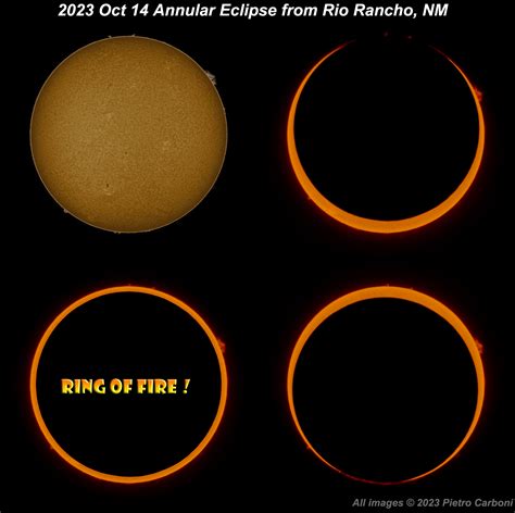 Rings Of Fire 14 October 2023 Annular Eclipse Photos Tele Vue Optics Inc Blog