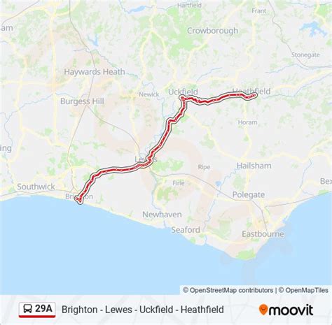 29a Route Schedules Stops Maps Brighton Updated