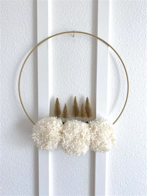 Metal Hoop Wreath DIY Ideas And Instructions