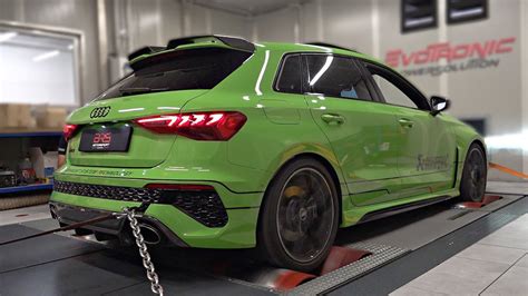 2022 Audi Rs3 8y Feat Akrapovic Slip On Exhaust Start Up Onboard And Dyno Pulls Youtube