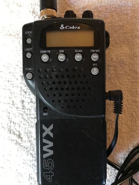 A Cobra Wx Hand Held Cb Radio Estatesales Org