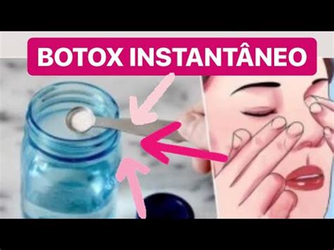 BOTOX caseiro FACIAL você nunca mais vai fazer diferente resultado