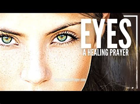 Prayer For Eyes Healing Prayer For Your Eyes YouTube