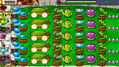 Plants Vs Zombies Survival Day Strategy Plants Vs All Zombies Full