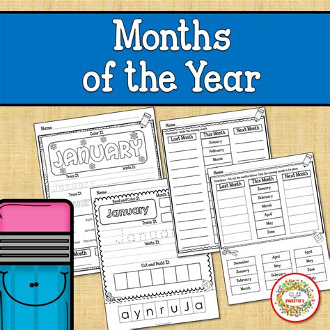 Months of the Year Worksheets | Made By Teachers