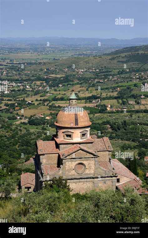 Italia Toscana Cortona La Iglesia De La Madonna Del Calcinaio