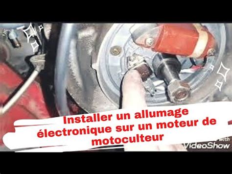 Installer Un Allumage Lectronique Sur Un Moteur De Motoculteur Youtube