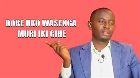 INSENGERO ZIGIYE GUSENYWA NTABAZONGERA GUSENGA DURE AHO GUSENGERA Ev