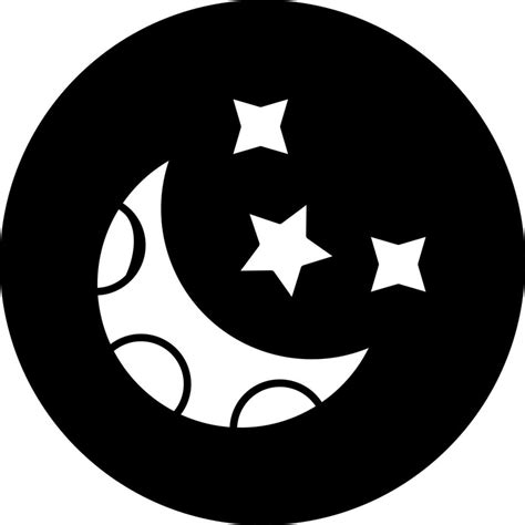 Crescent Moon Vector Icon Design 22984459 Vector Art At Vecteezy