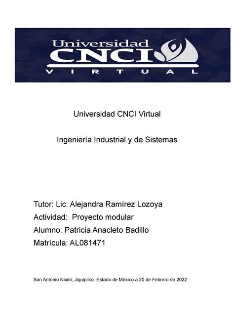 Proyecto Modulador Universidad Cnci Virtual Ingeniería Industrial Y