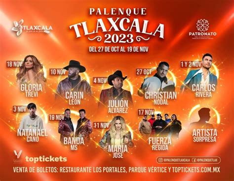 Revelación del Cartel Oficial del Palenque de Tlaxcala 2023 Linea de