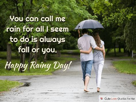 Romantic Rainy Weather Quotes