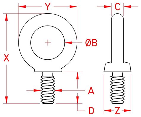 Machine Eye Bolt Suncor Stainless