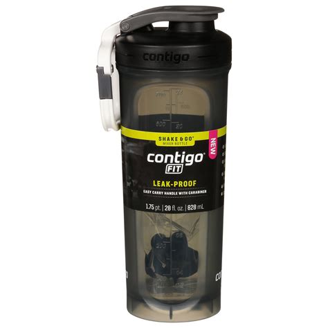 Contigo Shake Go Fit Snap Lid Sake Mixer Bottle With Carabiner Shop