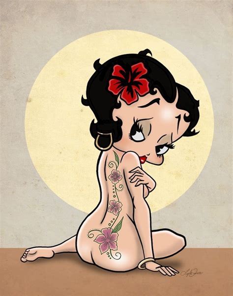 Pin By Guido Casorla On Art In Betty Boop Tattoos Betty Boop