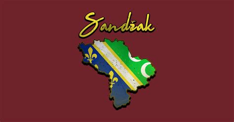 Sandzak love, Sandzak flag, Sandzak map - Sandzak - Kids T-Shirt ...