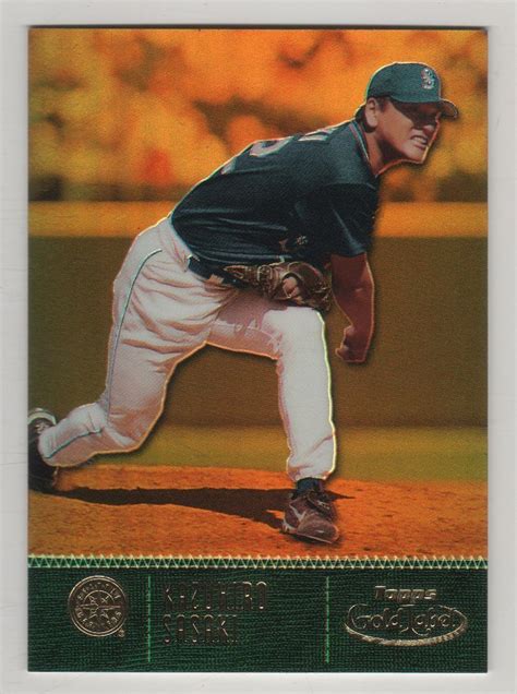 2001 Topps Gold Label Class 1 Gold 063 Kazuhiro Sasaki Mariners