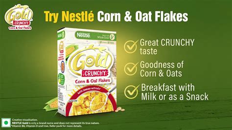 Nestlé Gold Crunchy Corn And Oat Flakes Youtube