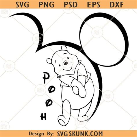 Winnie The Pooh And Stitch SVG Winnie The Pooh Svg Stitch Svg Cute