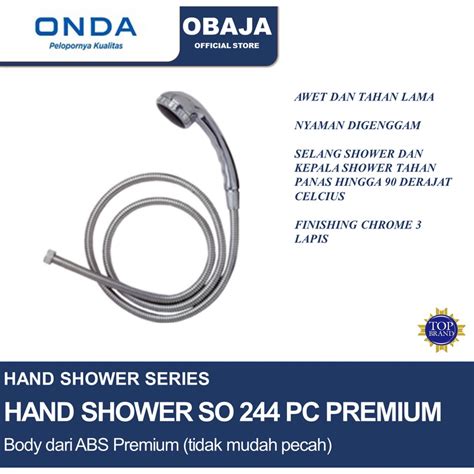 Jual Onda Hand Shower So 244 Pc Ondahand Shower Shower Mandi Onda