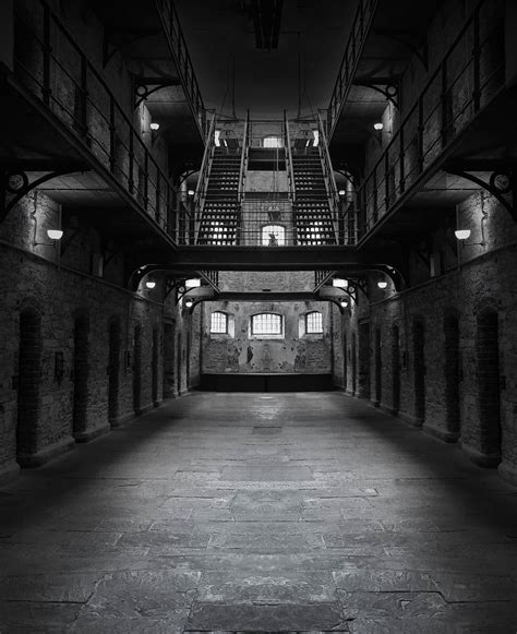 HD wallpaper: gray prison interior, jail, dark, creepy, lockup ...