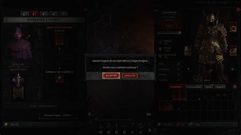 Confirmation Diablo IV Beta Interface In Game